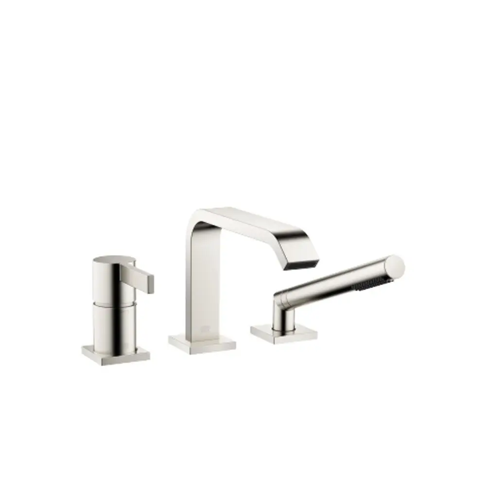 Dornbracht-IMO-Wannen-Dreiloch-Einhandbatterie-Ausladung 224mm-platin gebürstet, 27412670-06 Galeriebild 1